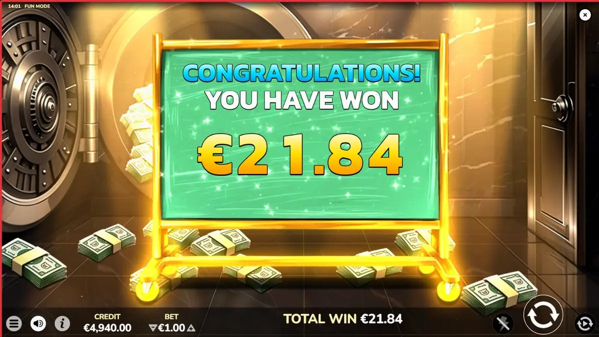 Mr. Porky Bankster 10,000 Ways slot machine interface with golden piggy bank theme